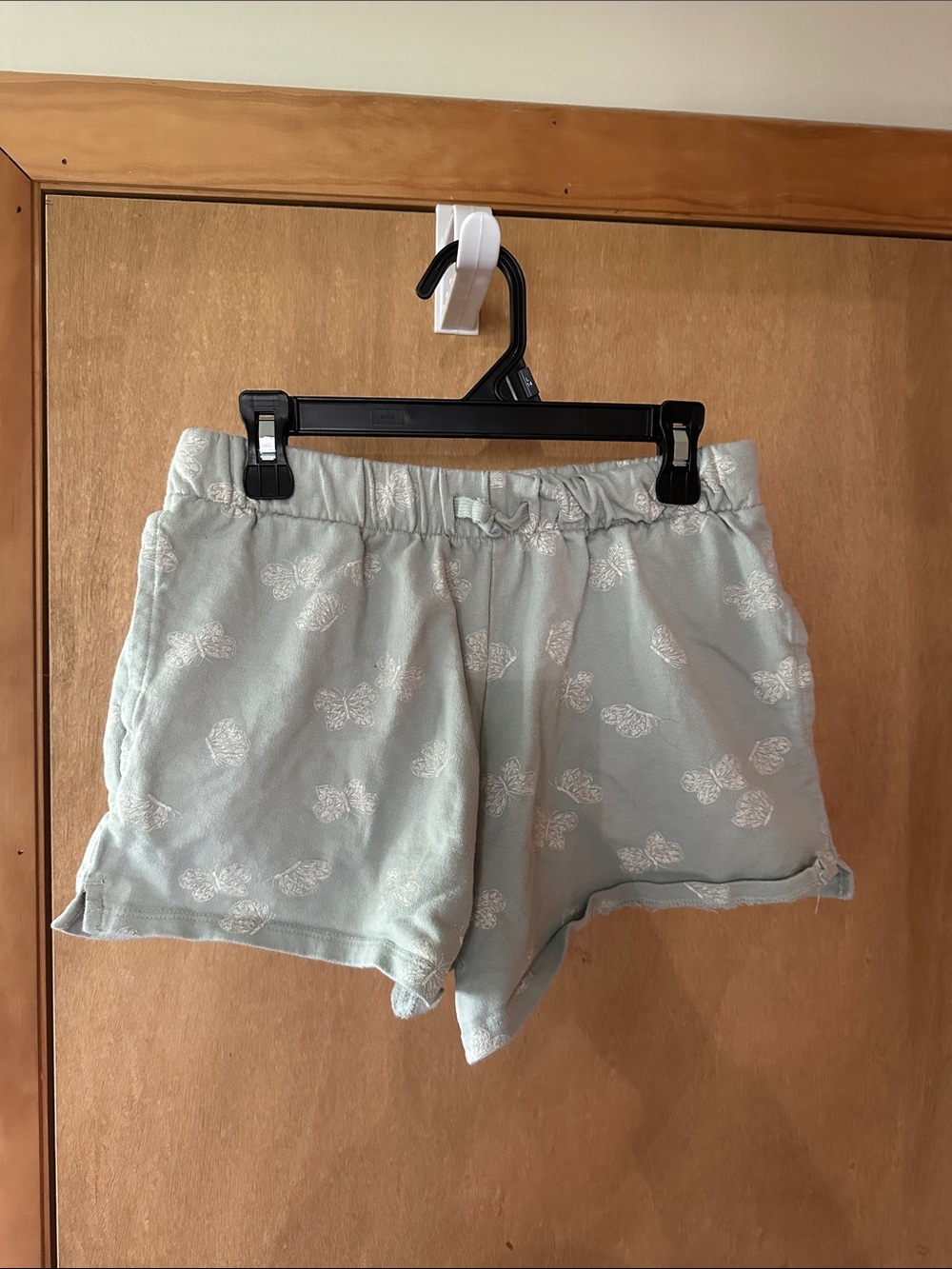 Carter's Light Blue Butterfly Print Athletic Shorts